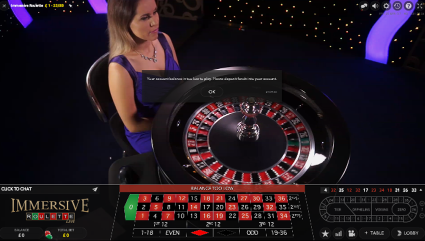 Evolution Gaming Table