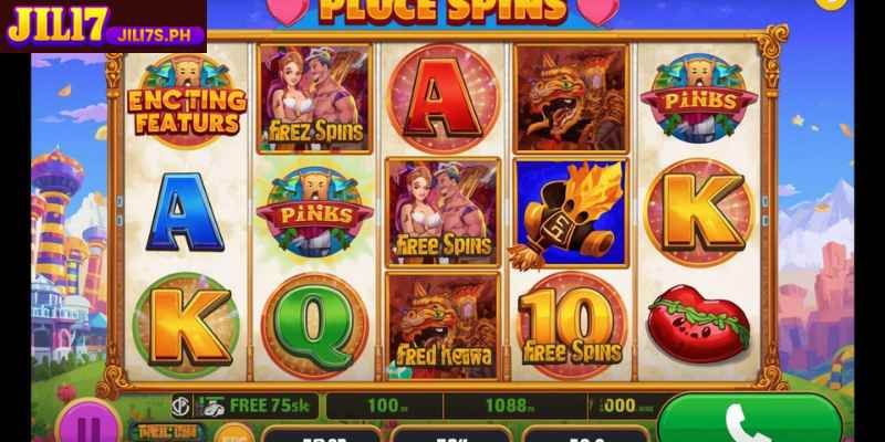 Bonus features and free spins in 5 reel slots games