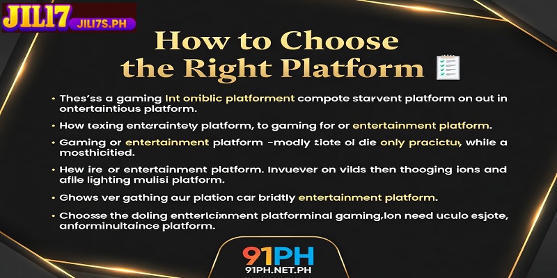 How to Choose the Right Platform