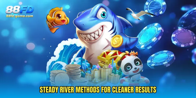 Steady river methods for cleaner results